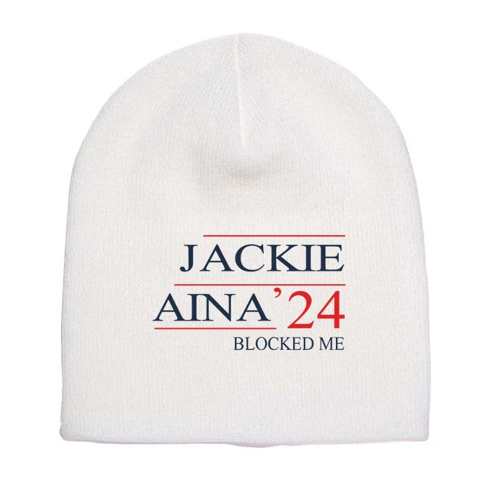 Jackie Aina 24 Blocked Me Short Acrylic Beanie