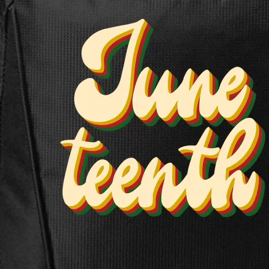 Juneteenth African American Pride Retro City Backpack