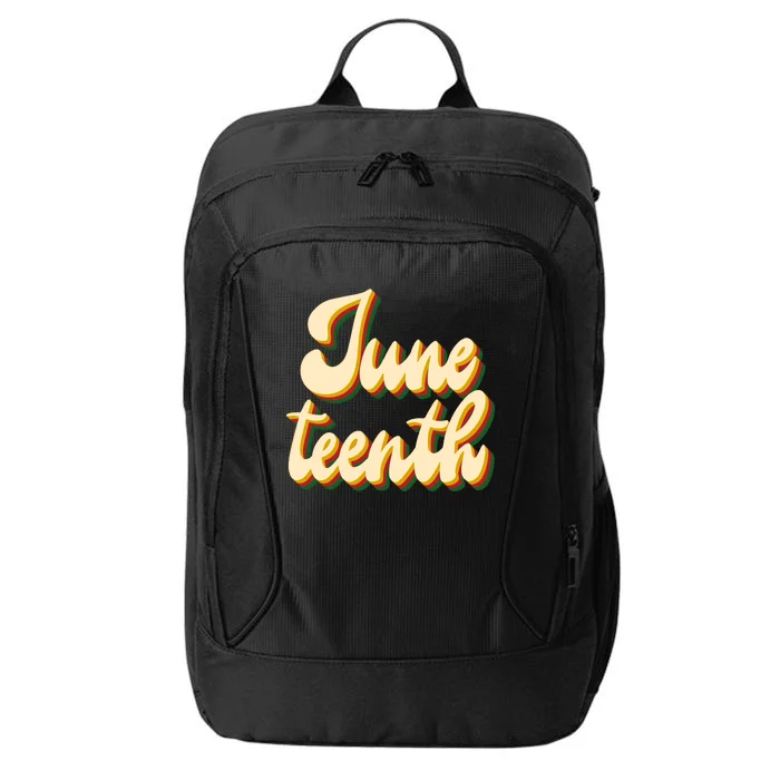 Juneteenth African American Pride Retro City Backpack