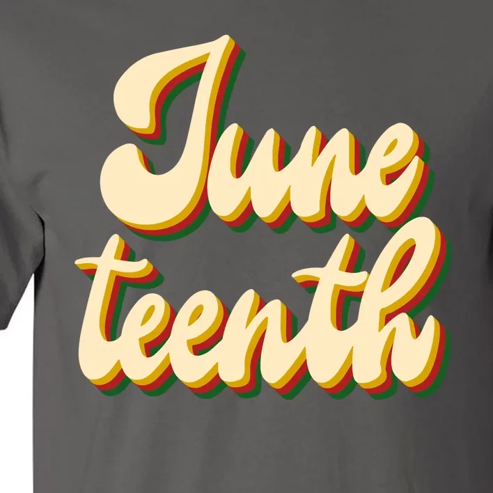 Juneteenth African American Pride Retro Tall T-Shirt