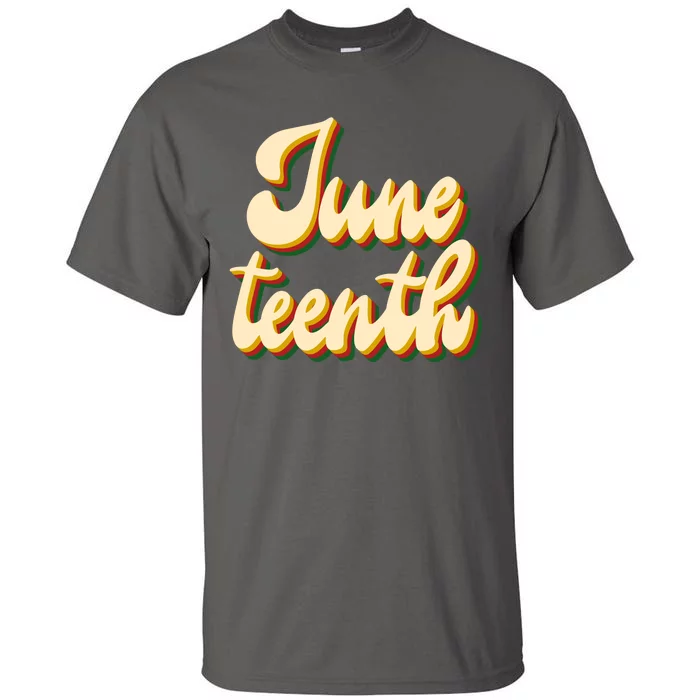 Juneteenth African American Pride Retro Tall T-Shirt