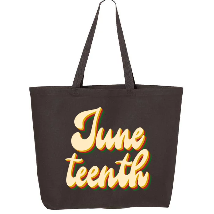 Juneteenth African American Pride Retro 25L Jumbo Tote