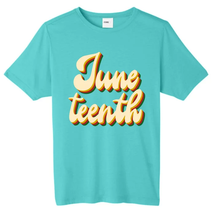 Juneteenth African American Pride Retro ChromaSoft Performance T-Shirt