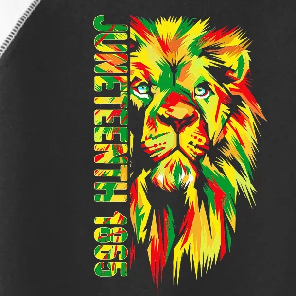 Juneteenth African American Black Lion 1865 King Toddler Fine Jersey T-Shirt