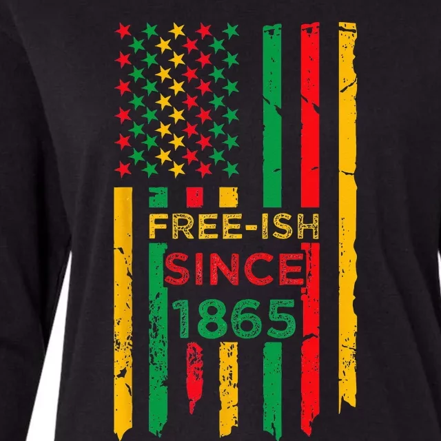 Juneteenth African American Black History June 19th 1865 Womens Cotton Relaxed Long Sleeve T-Shirt