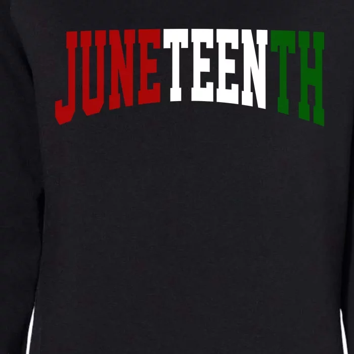 Juneteenth African American Womens California Wash Sweatshirt