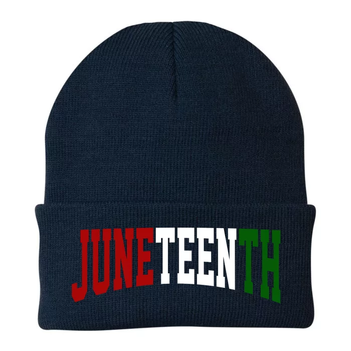 Juneteenth African American Knit Cap Winter Beanie