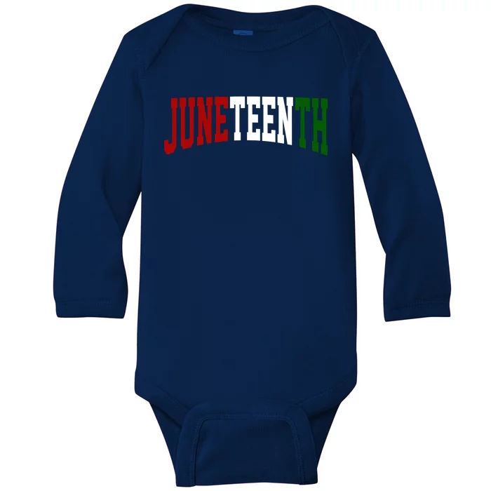 Juneteenth African American Baby Long Sleeve Bodysuit