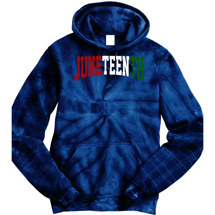 Juneteenth African American Tie Dye Hoodie