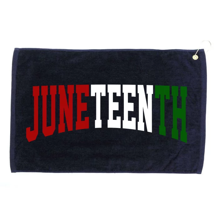 Juneteenth African American Grommeted Golf Towel