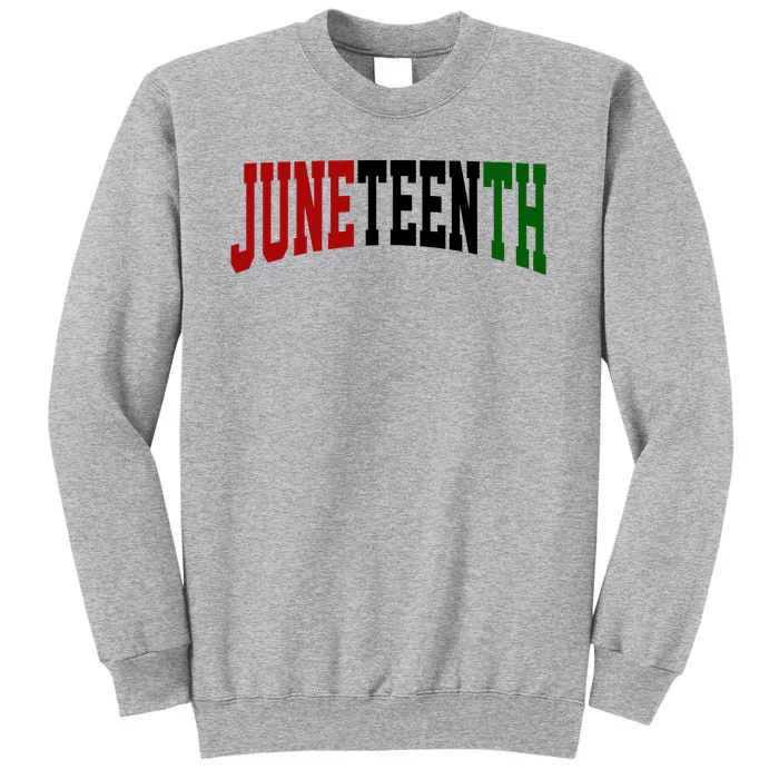 Juneteenth African American Tall Sweatshirt