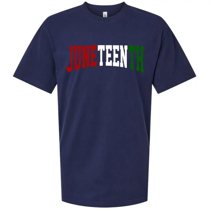 Juneteenth African American Sueded Cloud Jersey T-Shirt