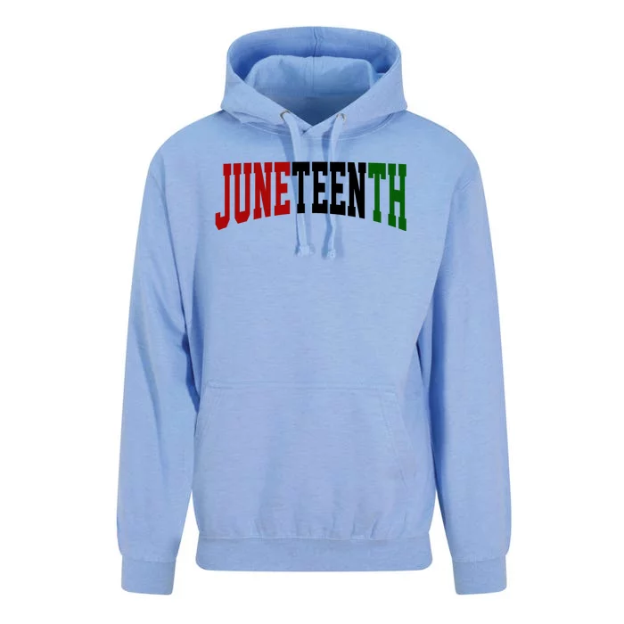 Juneteenth African American Unisex Surf Hoodie