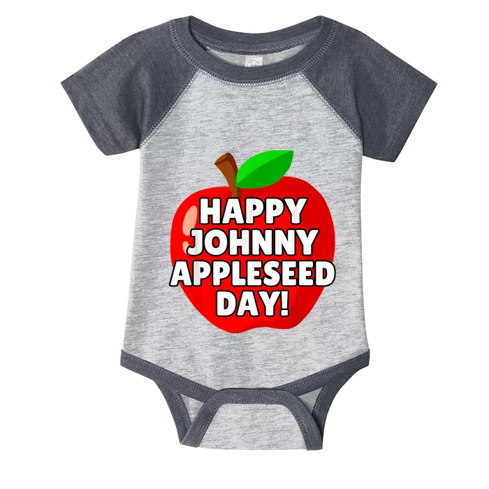 Johnny Appleseed Apple Day Sept 26 Orchard Nursery Infant Baby Jersey Bodysuit