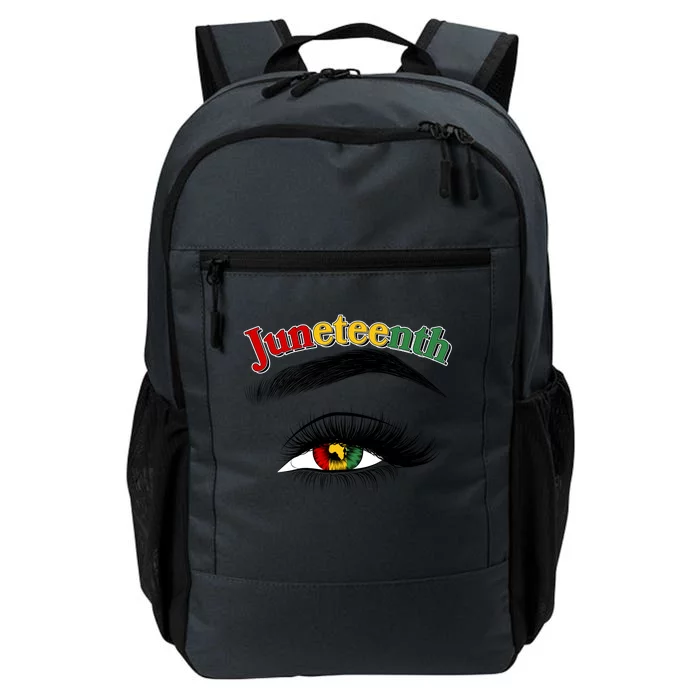 Juneteenth African American Woman Eye Daily Commute Backpack