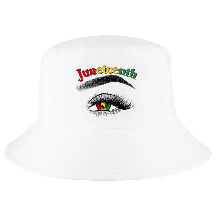 Juneteenth African American Woman Eye Cool Comfort Performance Bucket Hat