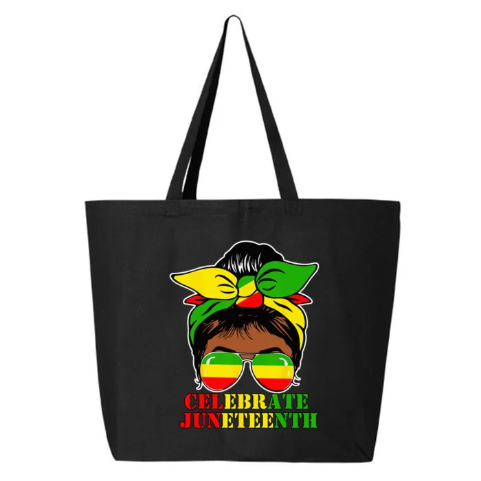 Juneteenth African American Black History June 19 25L Jumbo Tote