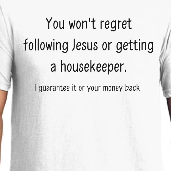 Jesus And A Housekeeper Pajama Set