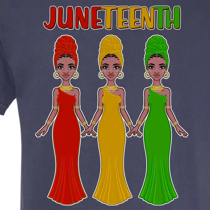 Juneteen African American Black Women Garment-Dyed Heavyweight T-Shirt