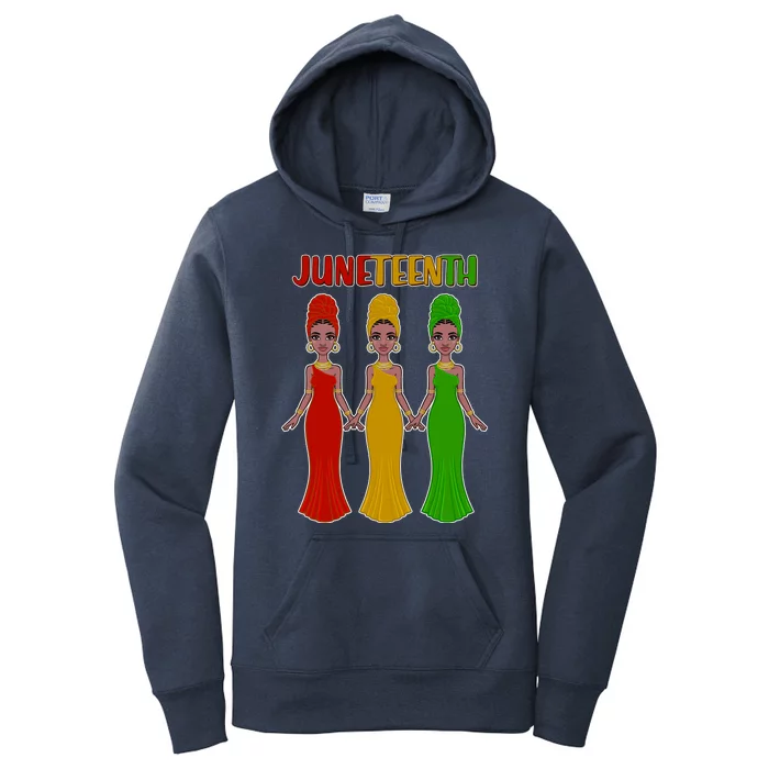 Juneteen African American Black Women Women's Pullover Hoodie