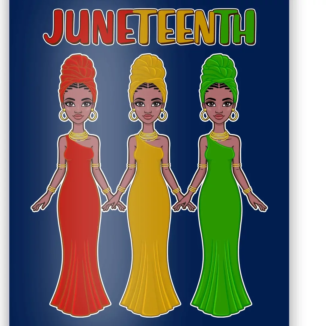 Juneteen African American Black Women Poster