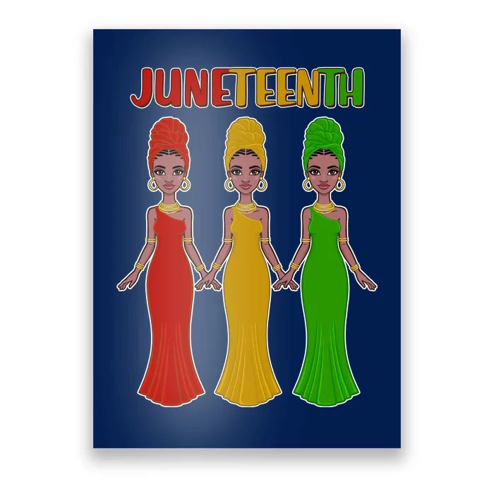 Juneteen African American Black Women Poster