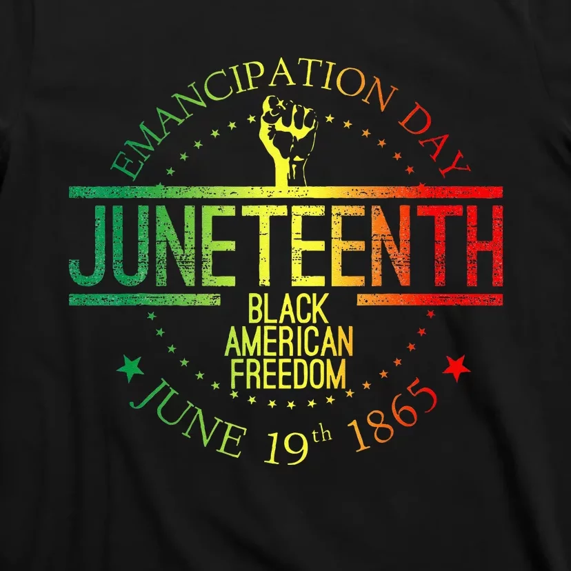 Juneteenth African American Freedom Black History June 19 T-Shirt