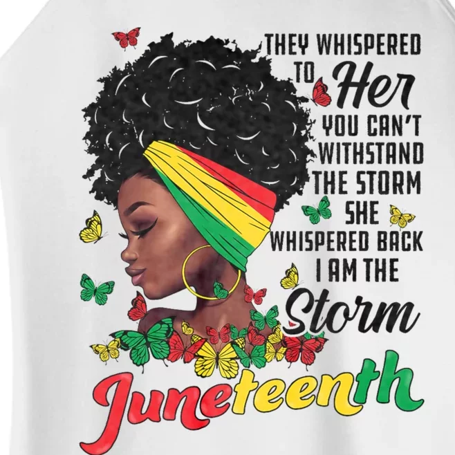 Juneteenth African American Black Women Black History Women’s Perfect Tri Rocker Tank