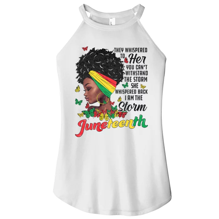 Juneteenth African American Black Women Black History Women’s Perfect Tri Rocker Tank