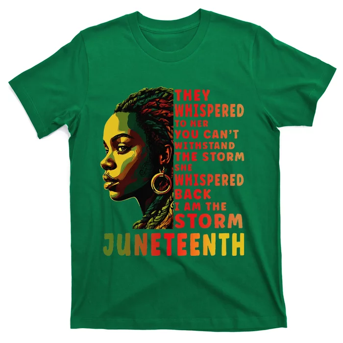 Juneteenth Afro American Black Women Black History T-Shirt