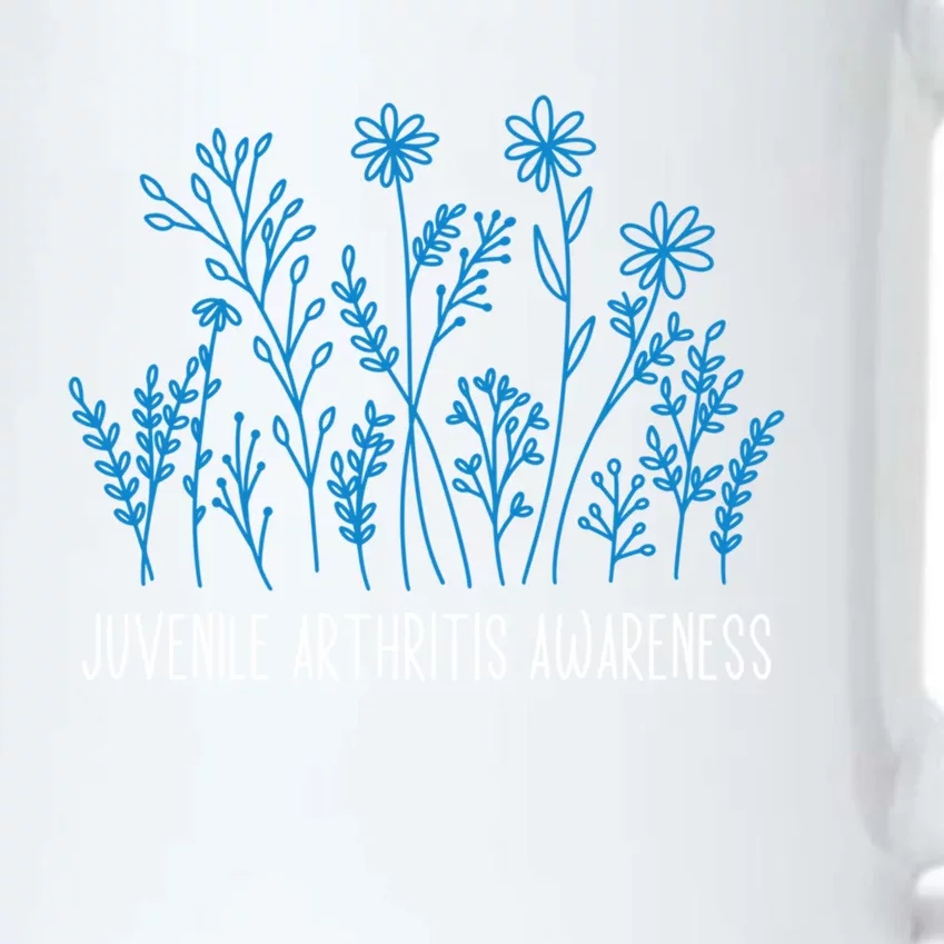 Juvenile Arthritis Awareness Family Support Matching Gift Black Color Changing Mug