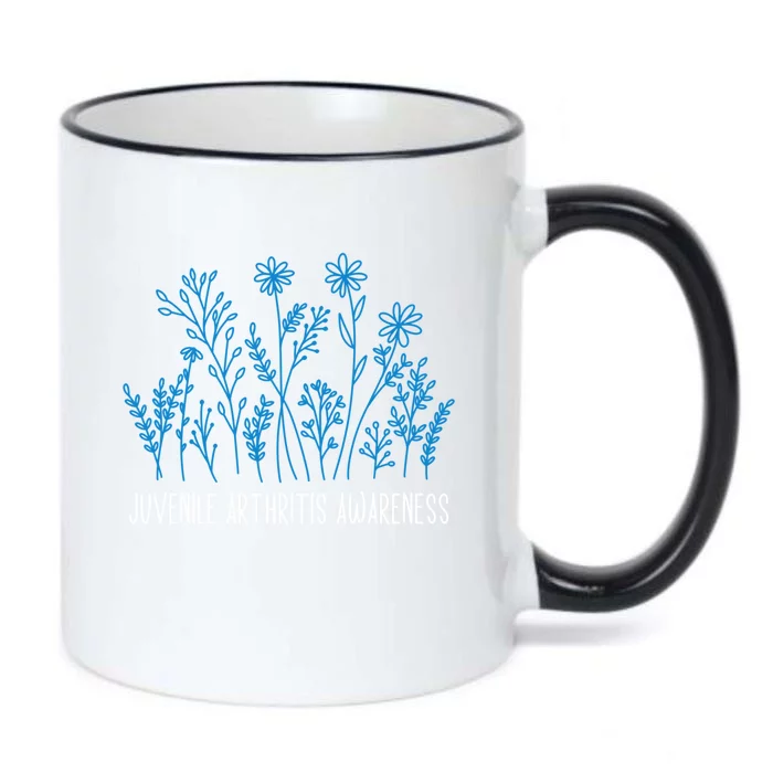 Juvenile Arthritis Awareness Family Support Matching Gift Black Color Changing Mug