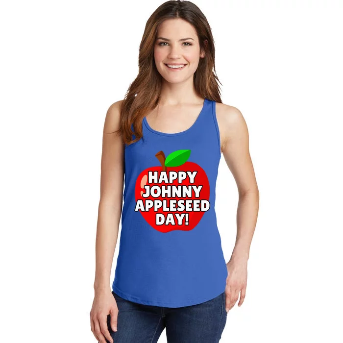 Johnny Appleseed Apple Day Ladies Essential Tank