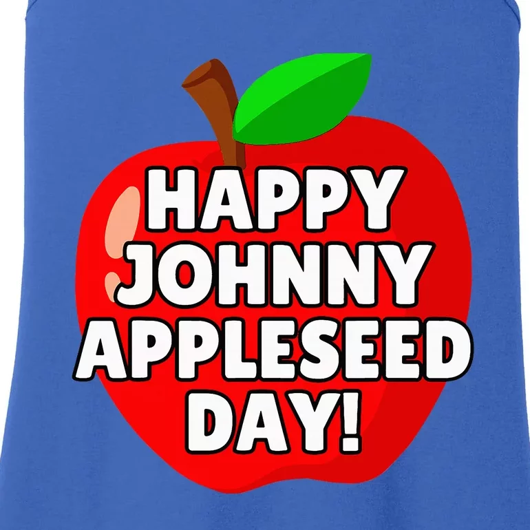 Johnny Appleseed Apple Day Ladies Essential Tank