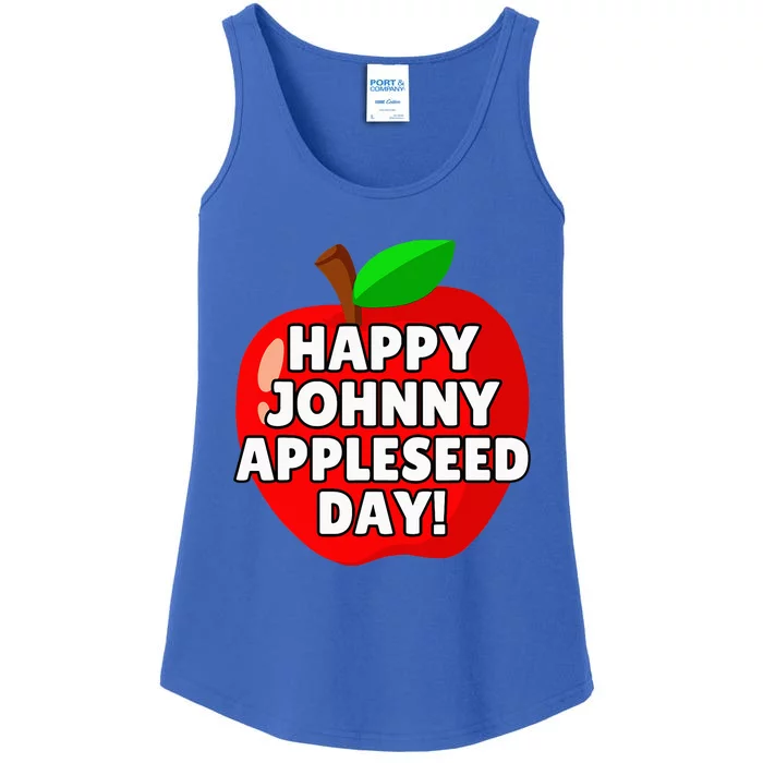 Johnny Appleseed Apple Day Ladies Essential Tank