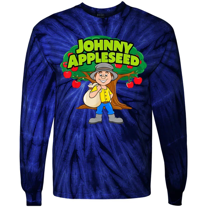 Johnny Appleseed Apple Day Sept 26 Celebrate Legends Tie-Dye Long Sleeve Shirt