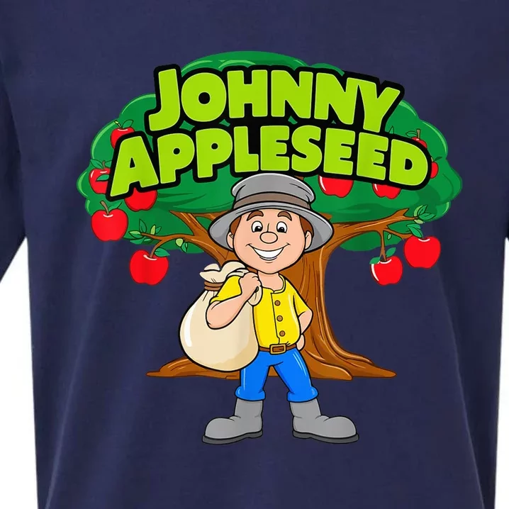 Johnny Appleseed Apple Day Sept 26 Celebrate Legends Sueded Cloud Jersey T-Shirt