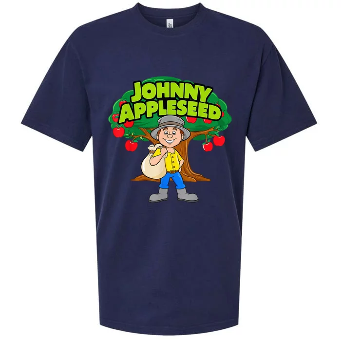 Johnny Appleseed Apple Day Sept 26 Celebrate Legends Sueded Cloud Jersey T-Shirt