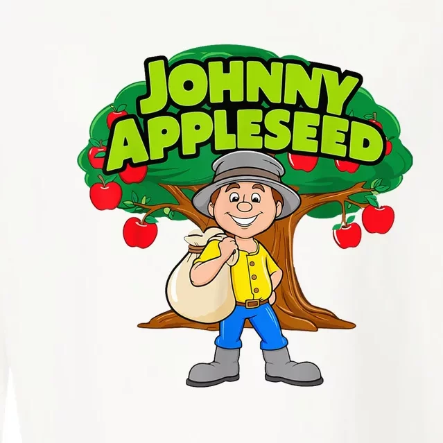 Johnny Appleseed Apple Day Sept 26 Celebrate Legends Cropped Pullover Crew