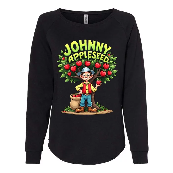 Johnny Appleseed Apple Day Sept 26 Celebrate Legends Apple Womens California Wash Sweatshirt