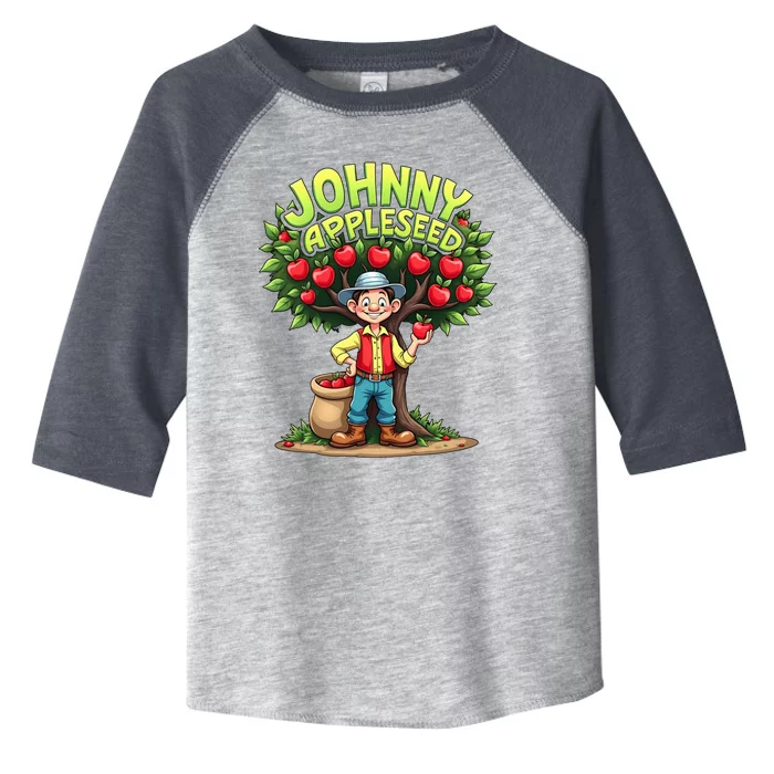 Johnny Appleseed Apple Day Sept 26 Celebrate Legends Apple Toddler Fine Jersey T-Shirt