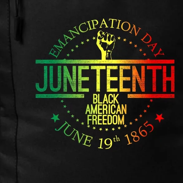 Juneteenth African American Freedom Black History June 19 Daily Commute Backpack