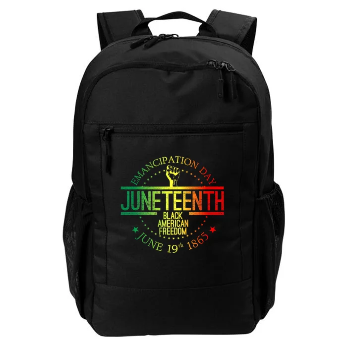 Juneteenth African American Freedom Black History June 19 Daily Commute Backpack