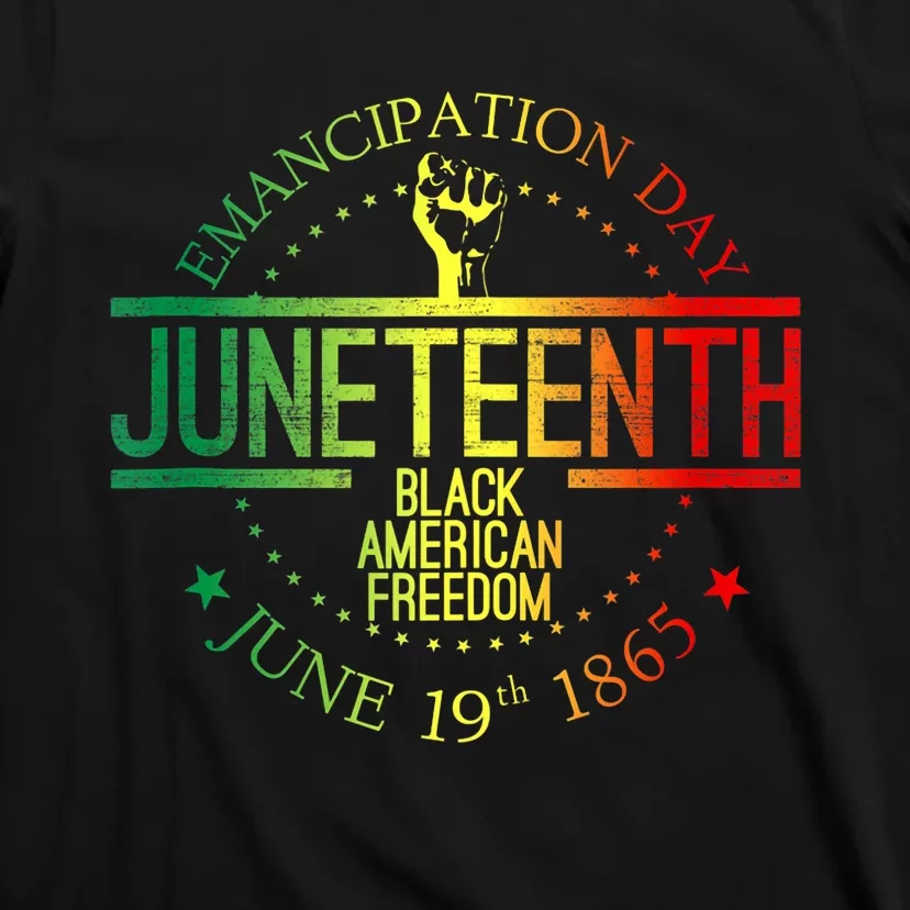 Juneteenth African American Freedom Black History June 19 T-Shirt