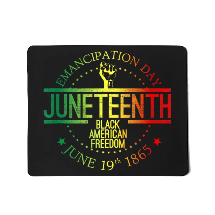 Juneteenth African American Freedom Black History June 19 Mousepad