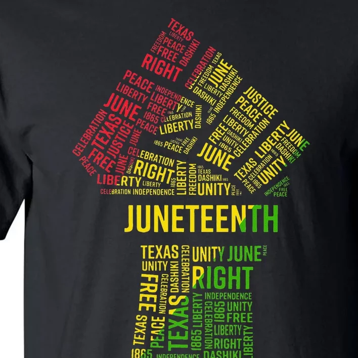 Juneteenth African American Free Ish 1865 Juneteeth Tall T-Shirt