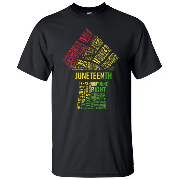 Juneteenth African American Free Ish 1865 Juneteeth Tall T-Shirt