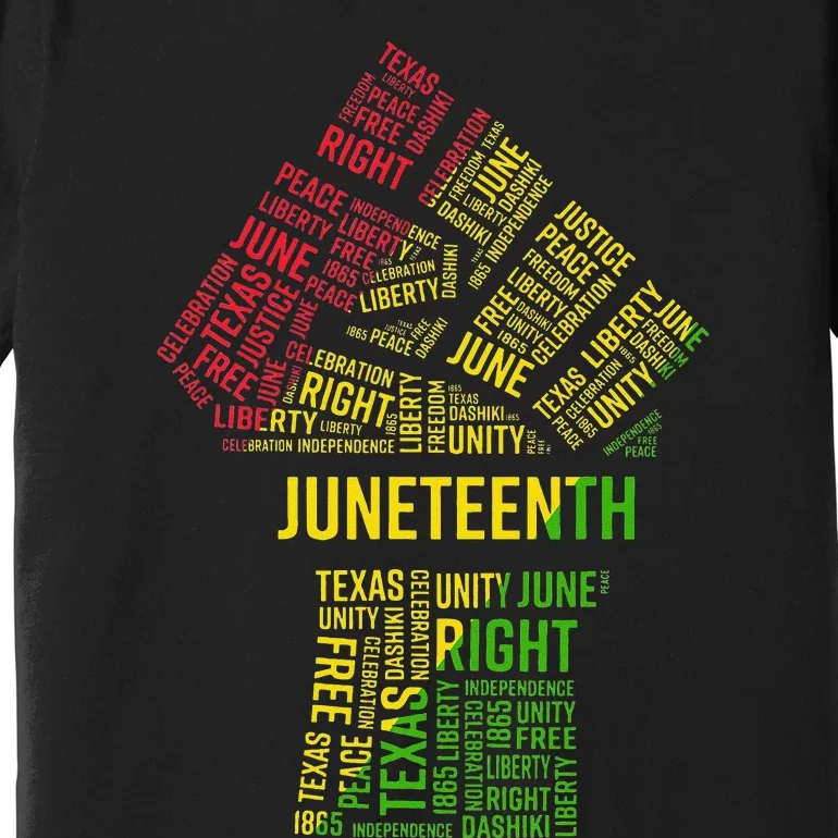 Juneteenth African American Free Ish 1865 Juneteeth Premium T-Shirt