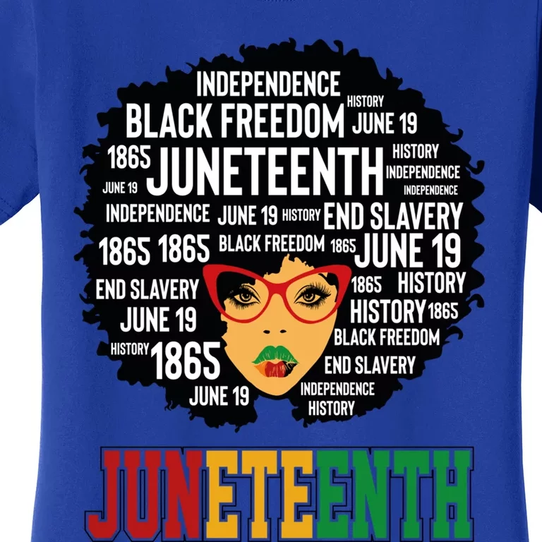 Junenth African America Freedom Day 1865 Junenth Gift Women's T-Shirt