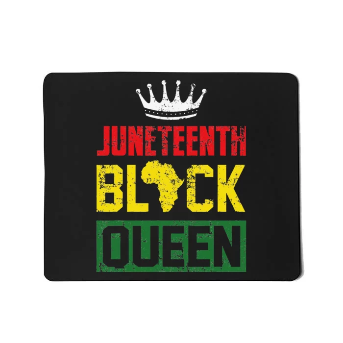 Juneteenth Afro American Wo Mom Matching Juneteenth Mousepad